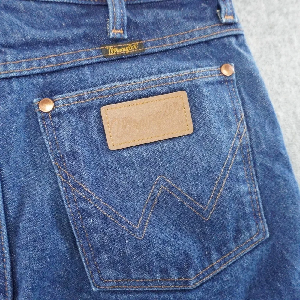 Vintage Wrangler Jeans Mens 30x33 Fits 27x32 Blue 936DEN Cowboy‎ Cut Made In USA